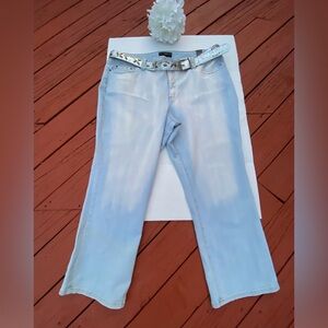 WOMENS “VENEZIA” DENIM PLUS SIZE JEANS